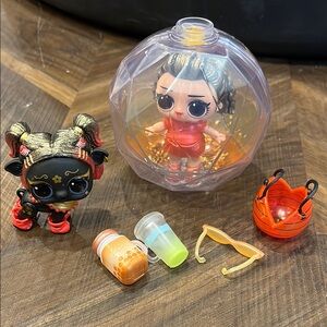 L.O.L. Surprise! Dolls with Accessories - Black and Red